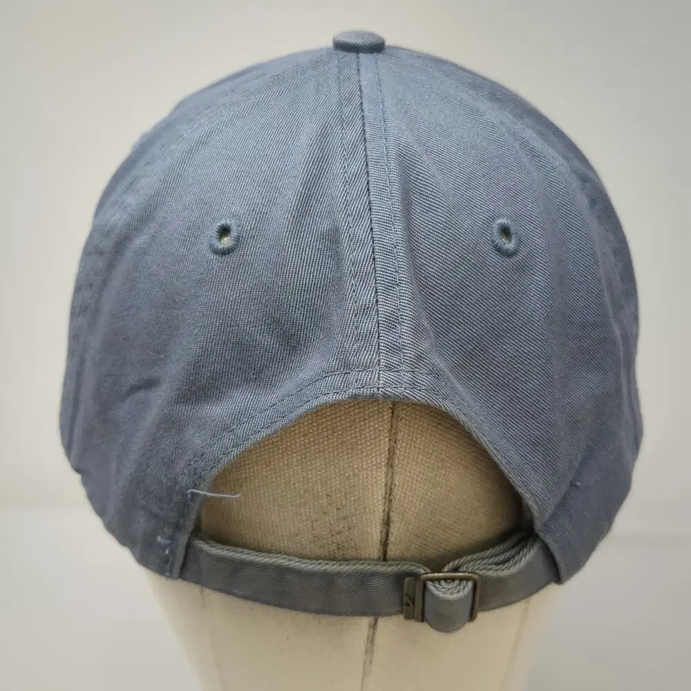 Nike Baseball Cap Blue One Size Embroidered Logo Swoosh Cotton Slideback Hat